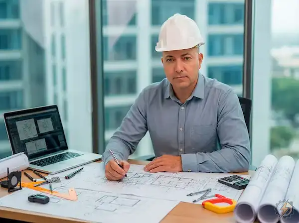 Engenheiro Assinando Laudo
